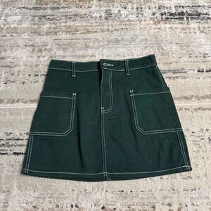 Green Mini Skirt